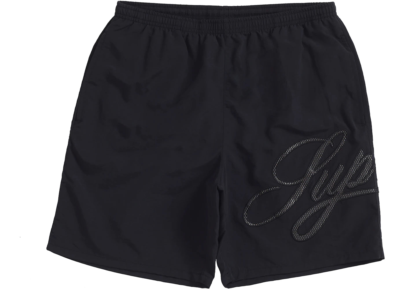 Supreme Mesh Script Water Short Black