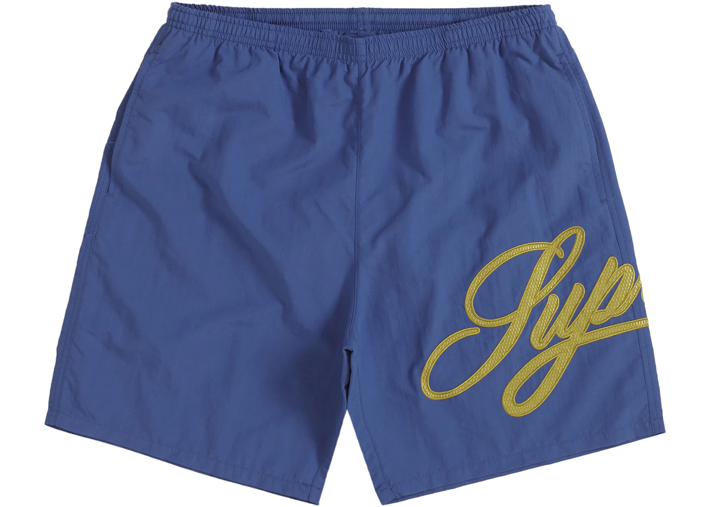 Supreme Mesh Script Water Short Light Navy