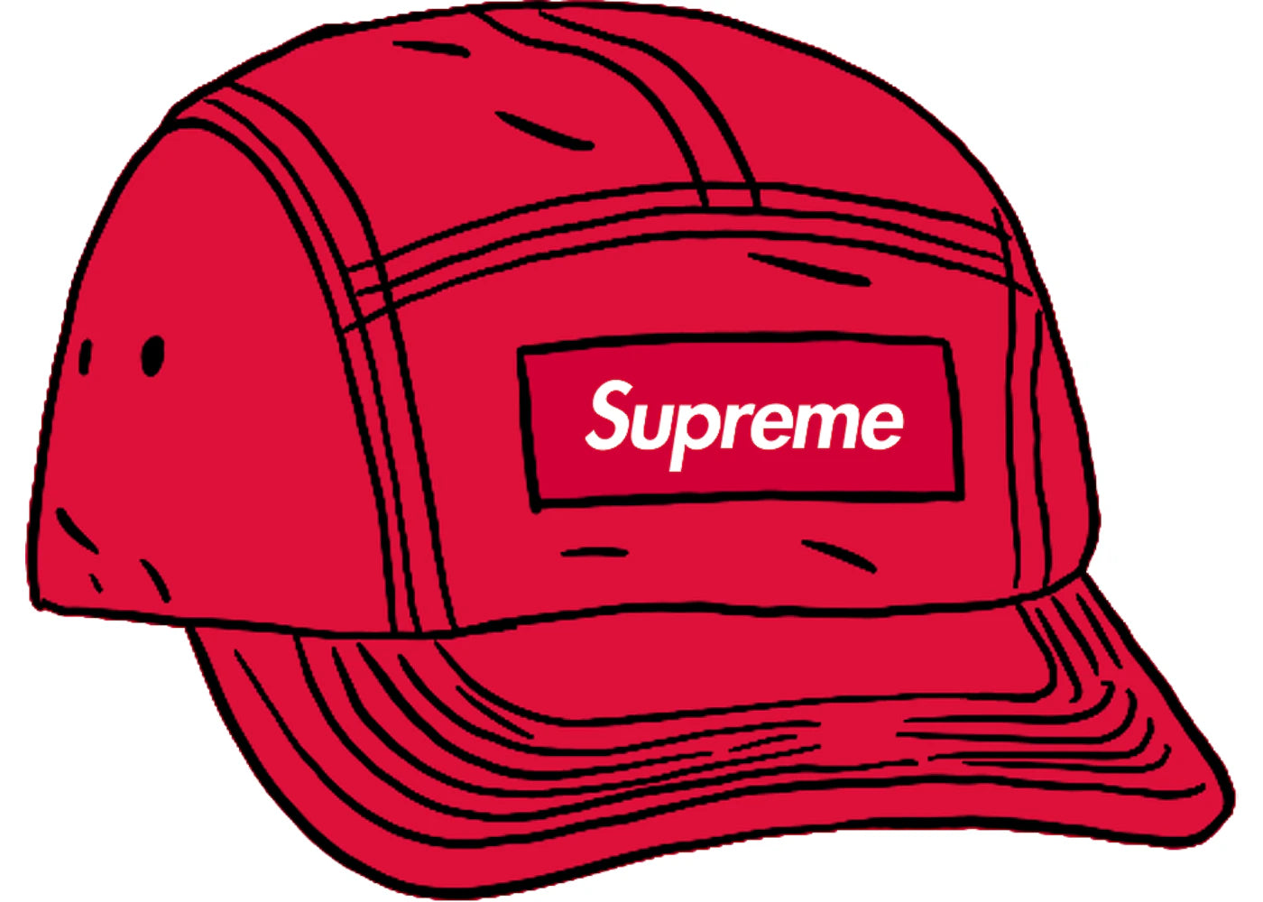 Supreme Mesh Seersucker Camp Cap Red