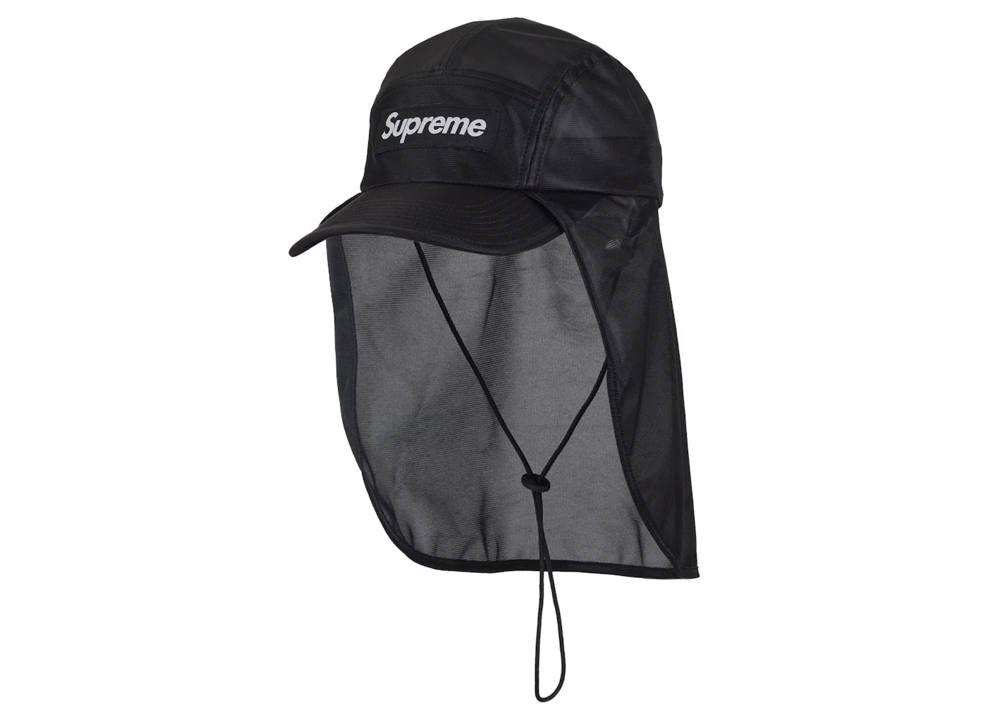 Supreme Mesh Sunshield Camp Cap Black