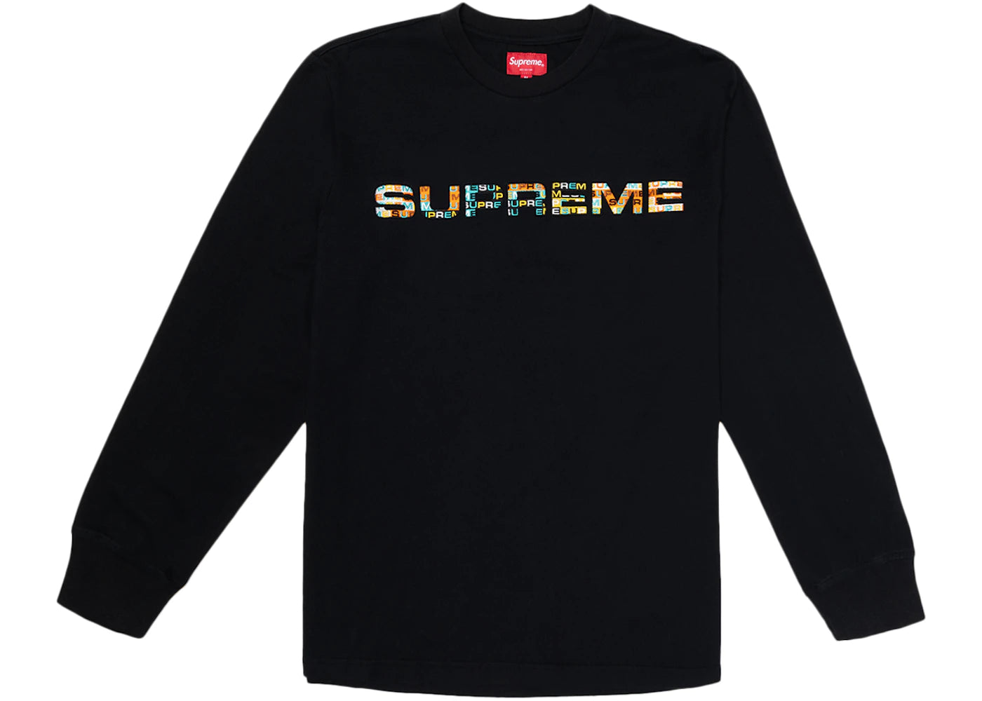 Supreme Meta Logo L/S Top Black