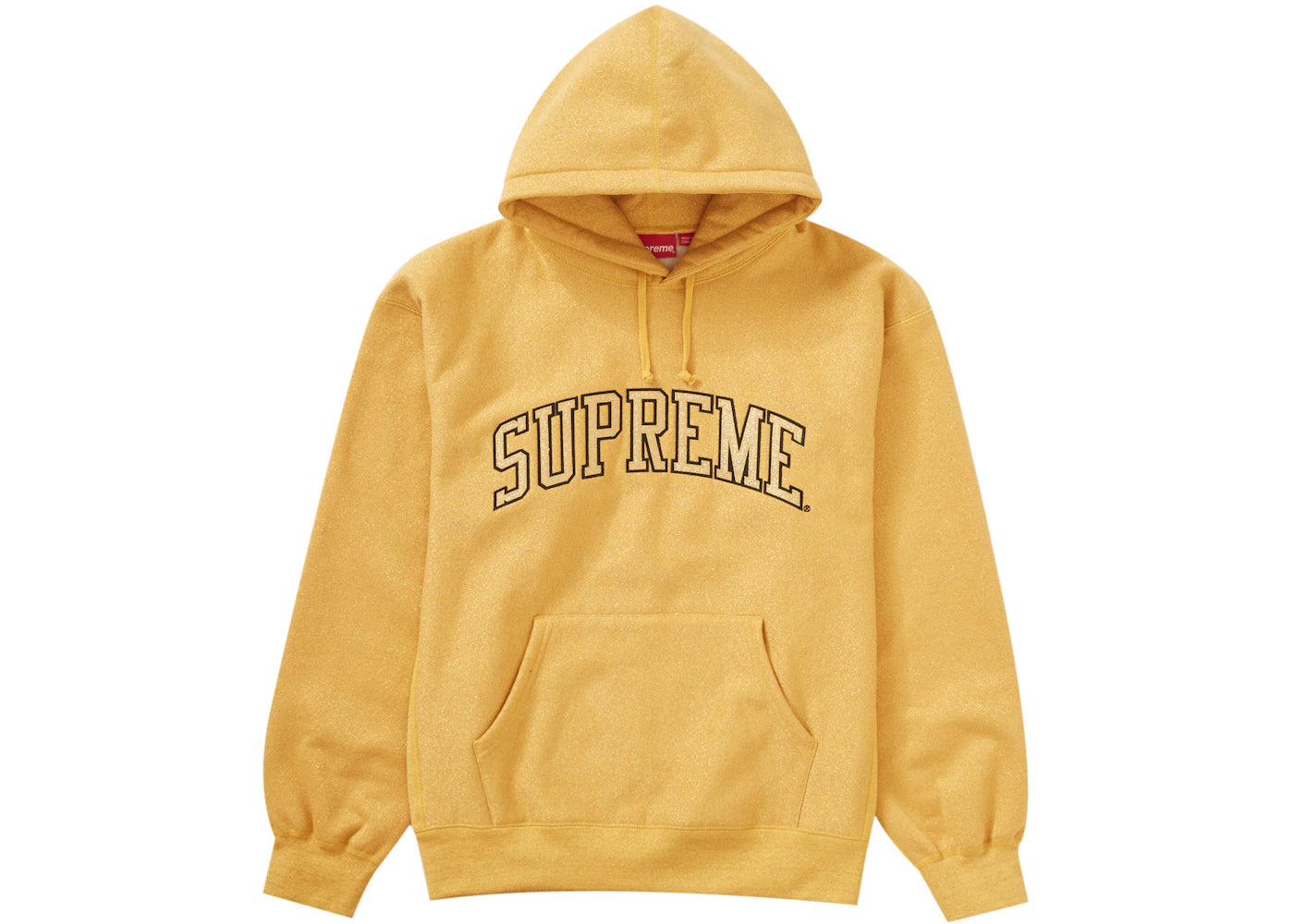 Supreme Metallic Arc Hooded Sweatshirt (SS23) Gold