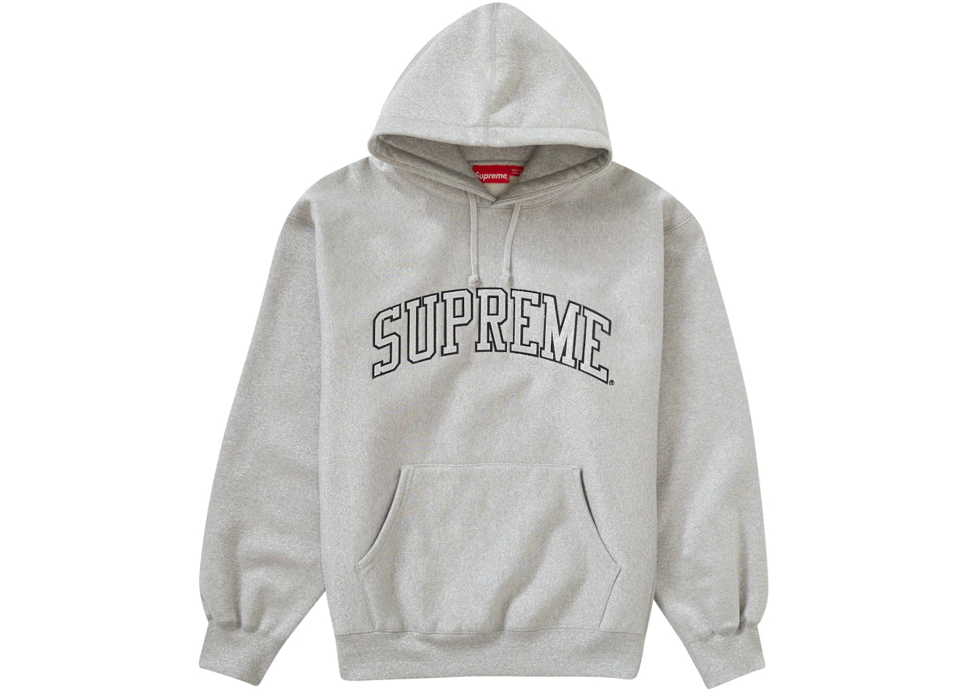 Supreme Metallic Arc Hooded Sweatshirt (SS23) Heather Grey