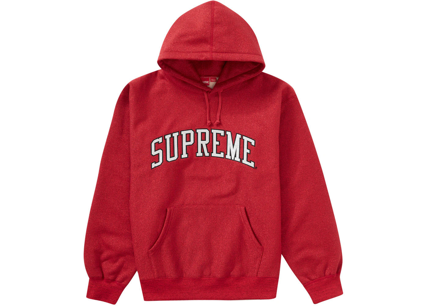 Supreme Metallic Arc Hooded Sweatshirt (SS23) Red