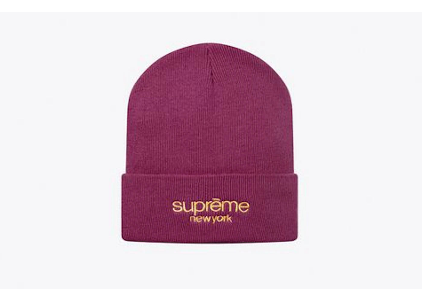 Supreme Metallic Classic Logo Beanie Purple