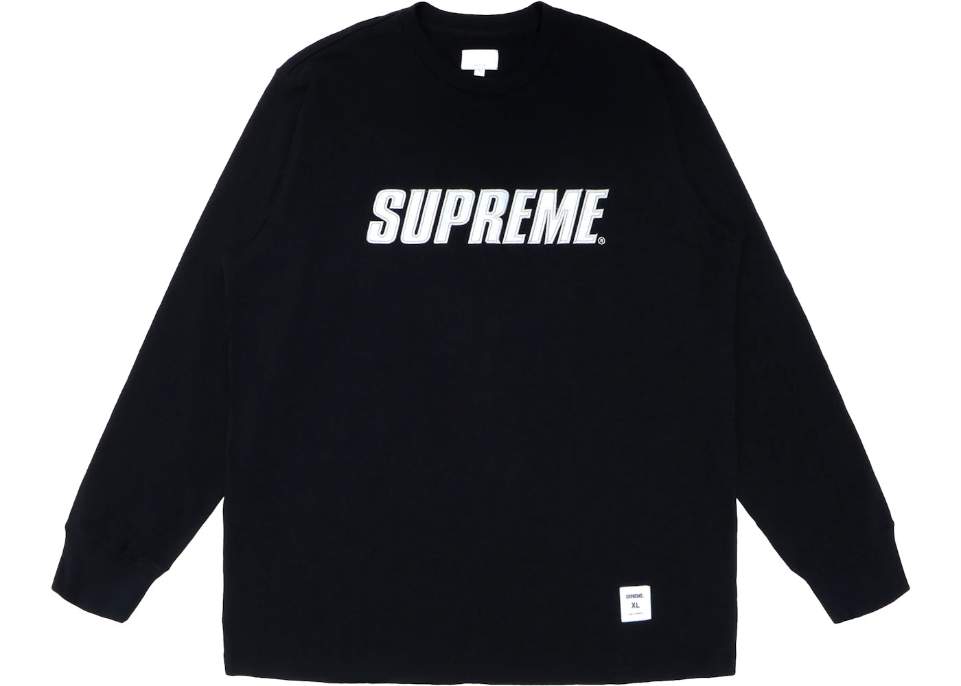 Supreme Metallic L/S Top Black