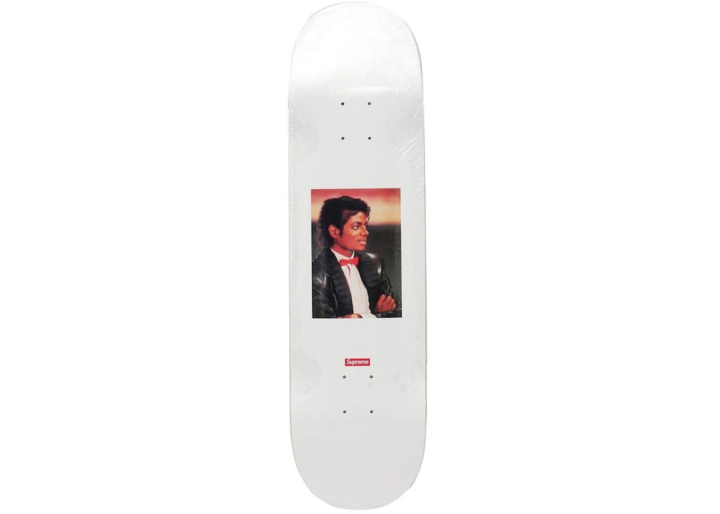 Supreme Michael Jackson Skateboard Deck White