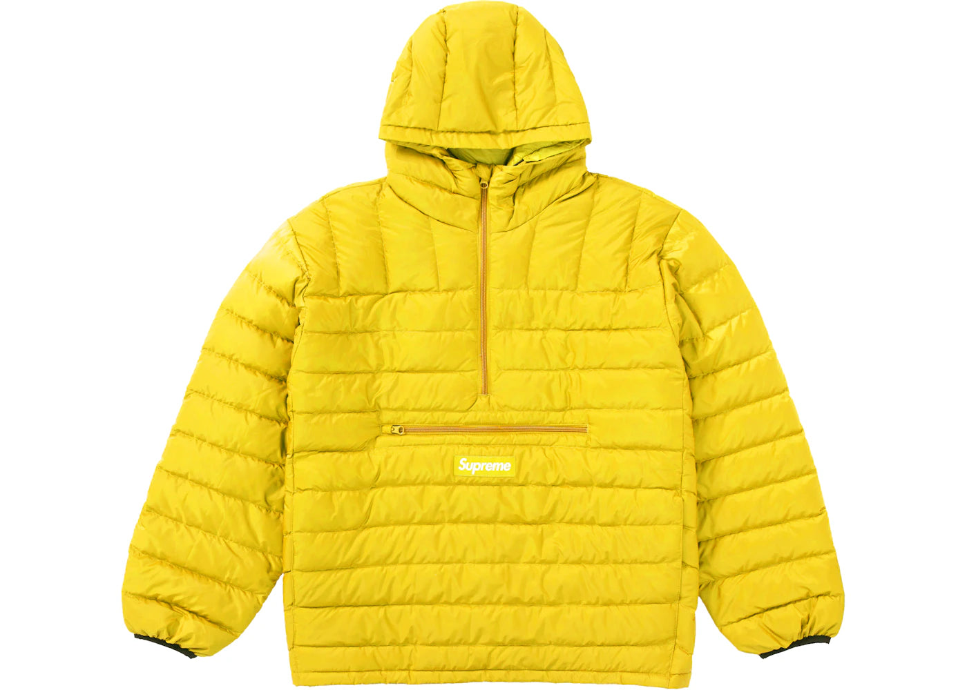 Supreme Micro Down Half Zip Hooded Pullover Acid