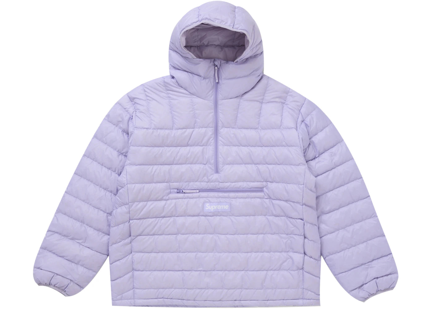 Supreme Micro Down Half Zip Hooded Pullover (FW24) Lilac