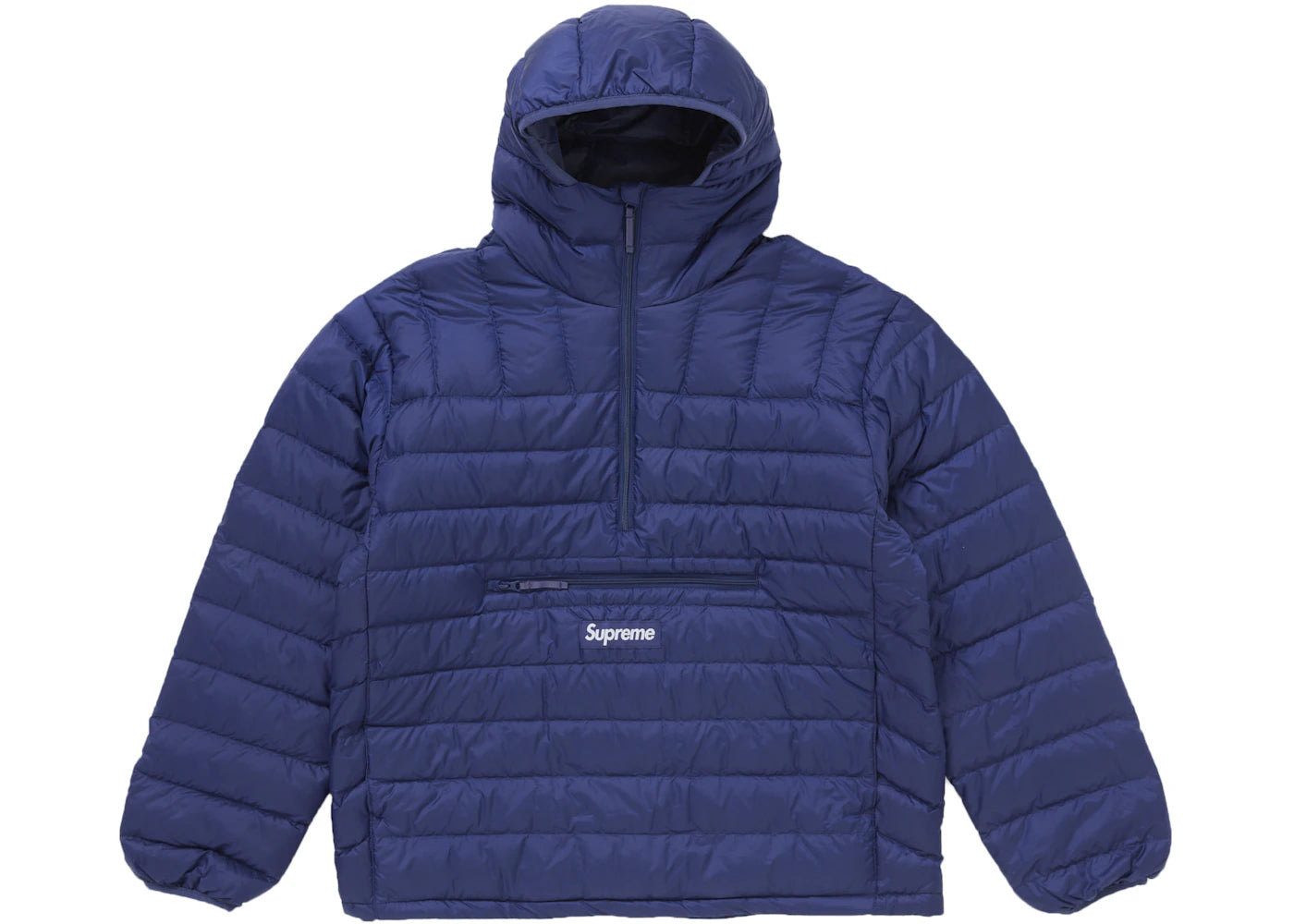 Supreme Micro Down Half Zip Hooded Pullover (FW24) Navy