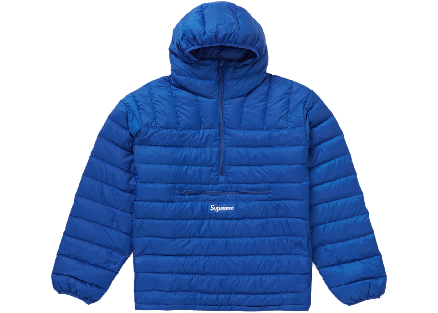 Supreme Micro Down Half Zip Hooded Pullover Royal