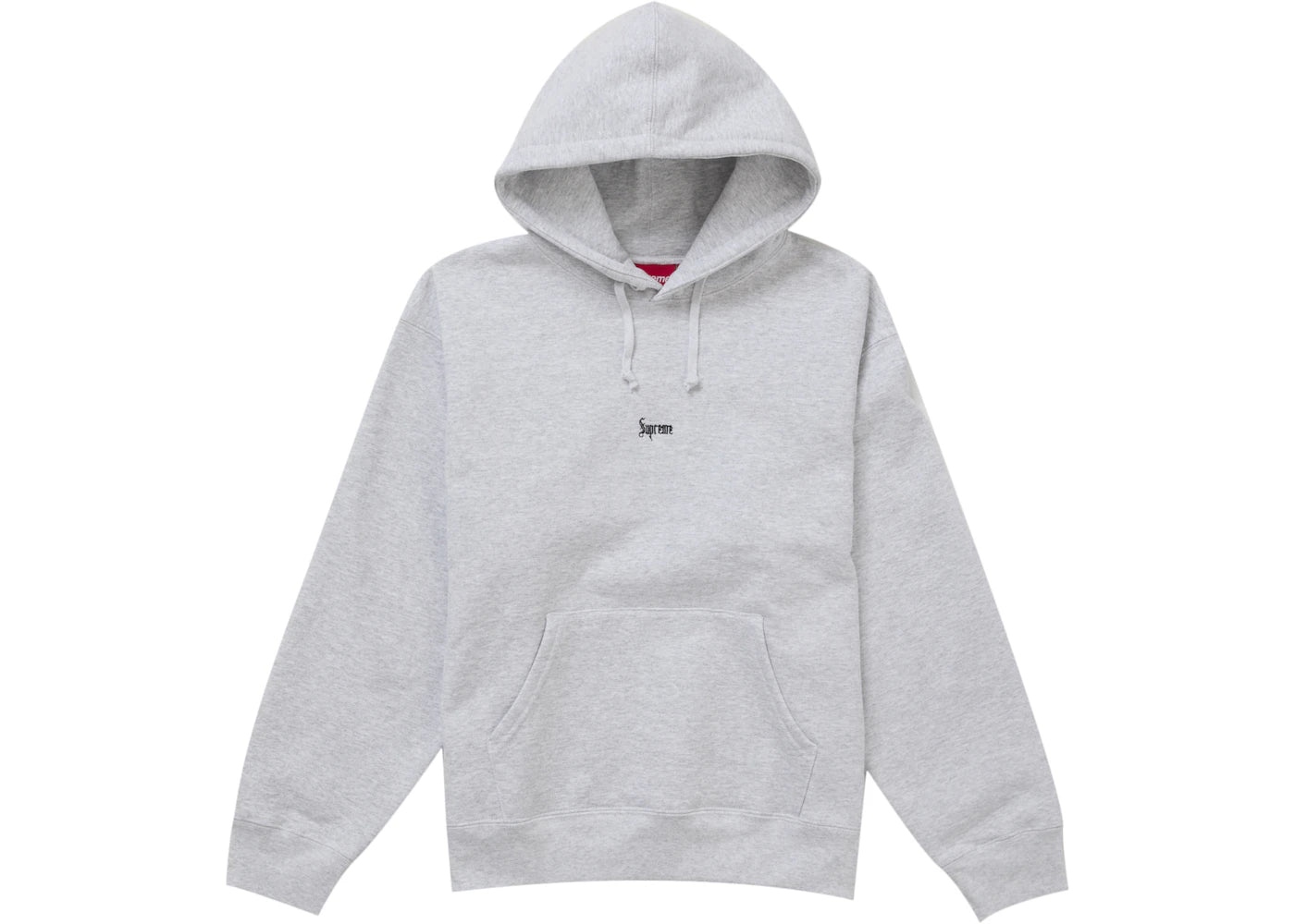 Supreme Micro Logo Hooded Sweatshirt (FW24) Ash Grey