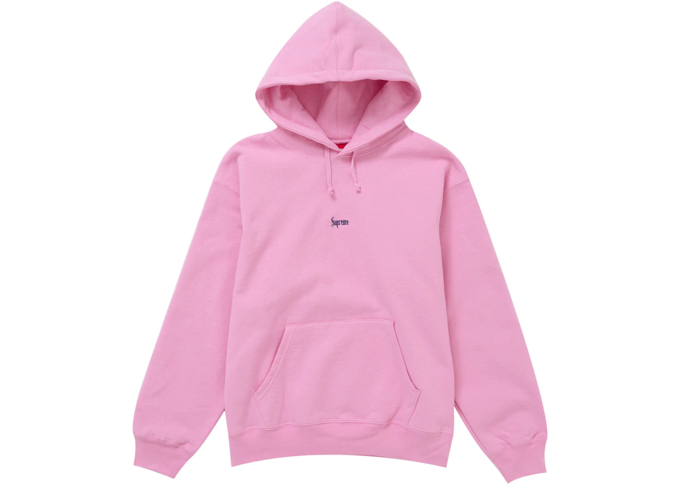 Supreme Micro Logo Hooded Sweatshirt (FW24) Pink