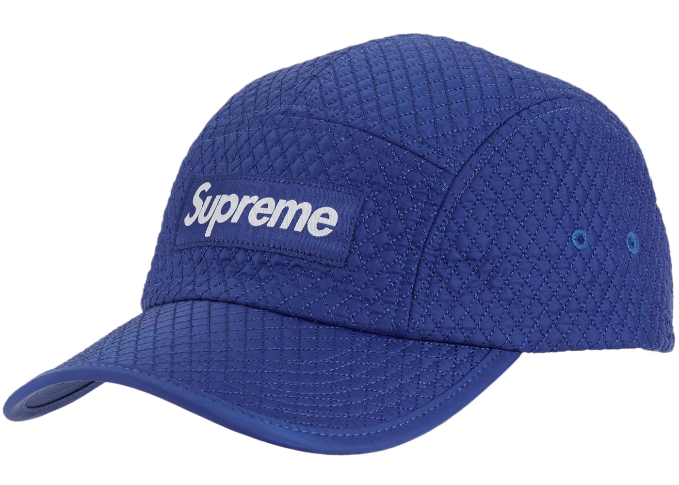 Supreme Micro Quilted Camp Cap Royal