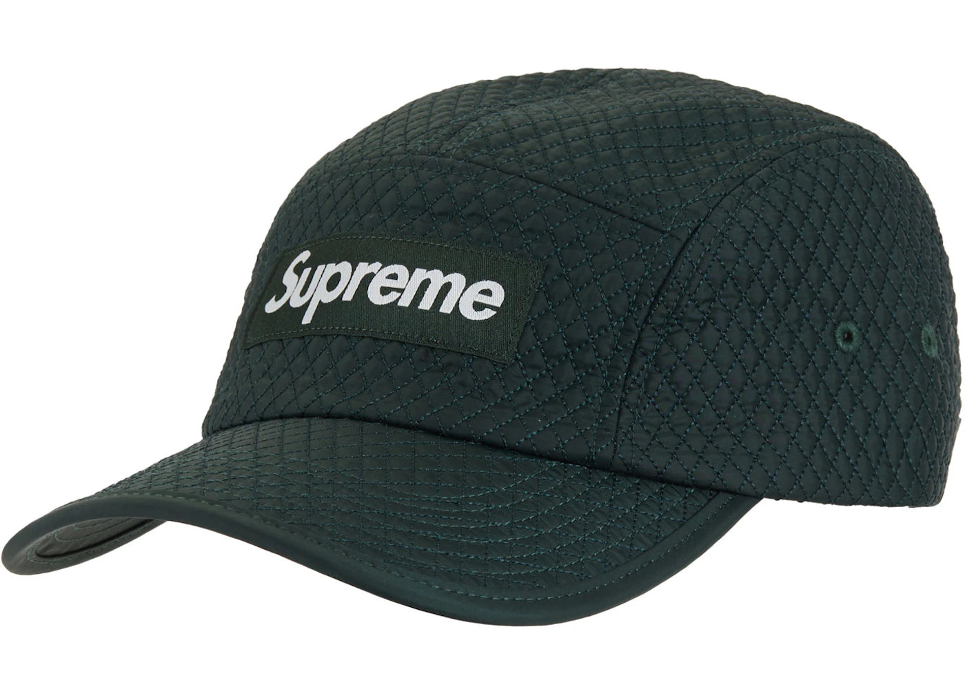 Supreme Micro Quilted Camp Cap Pine