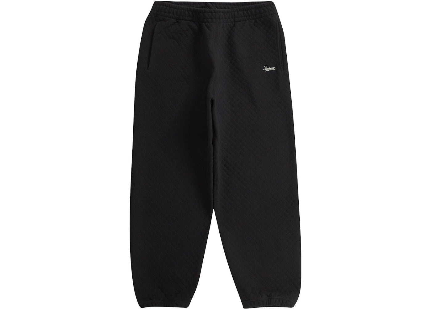 Supreme Micro Quilted Sweatpant Black