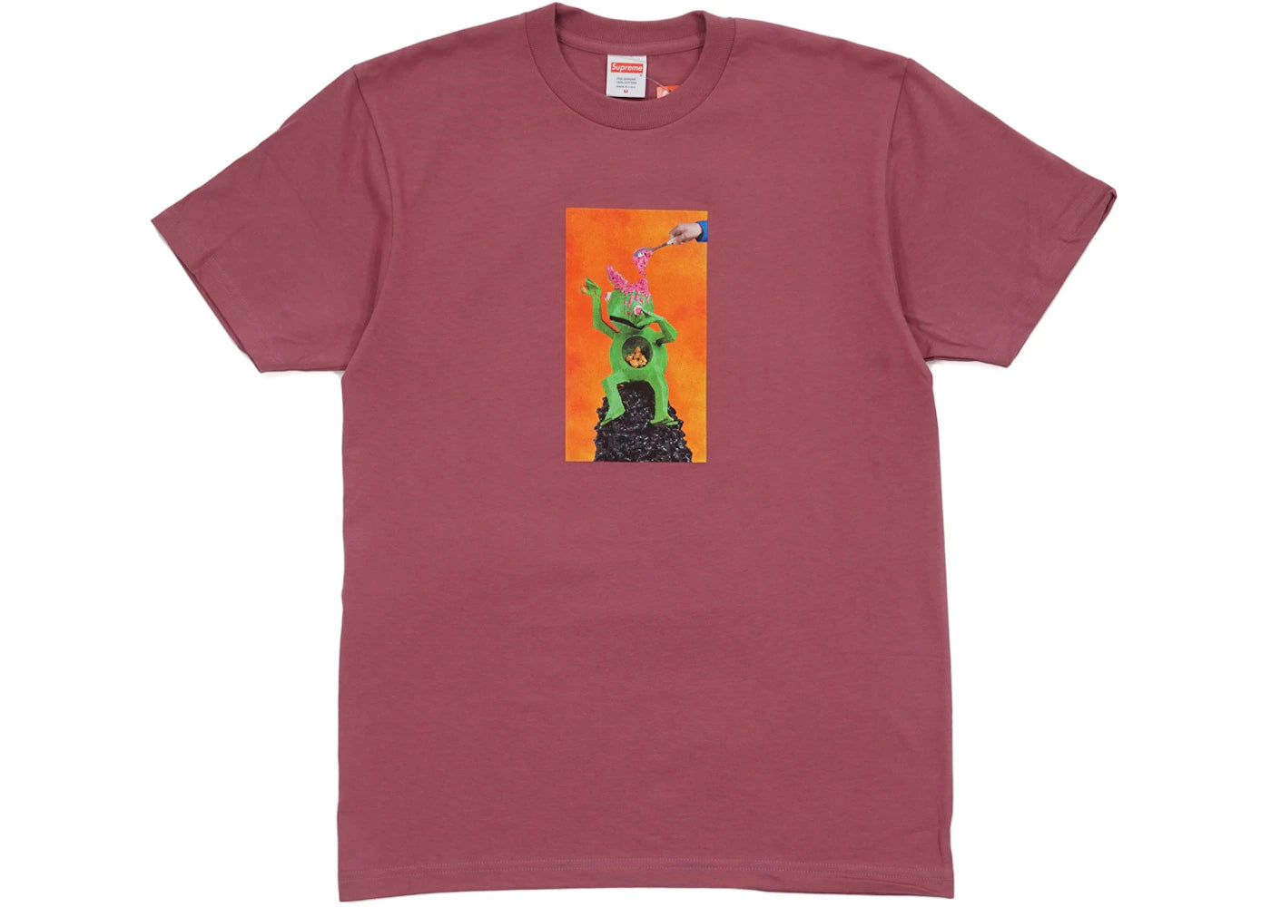 Supreme Mike Hill Brains Tee Dark Rose