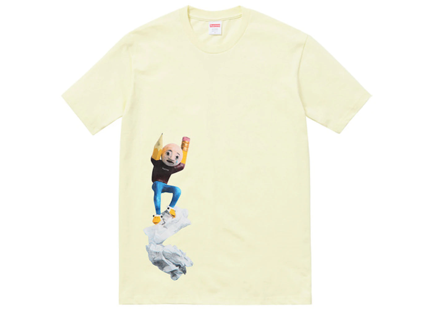 Supreme Mike Hill Regretter Tee Pale Yellow