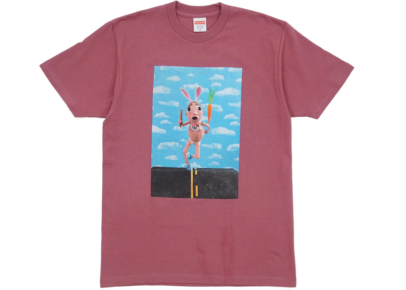 Supreme Mike Hill Runner Tee Dark Rose