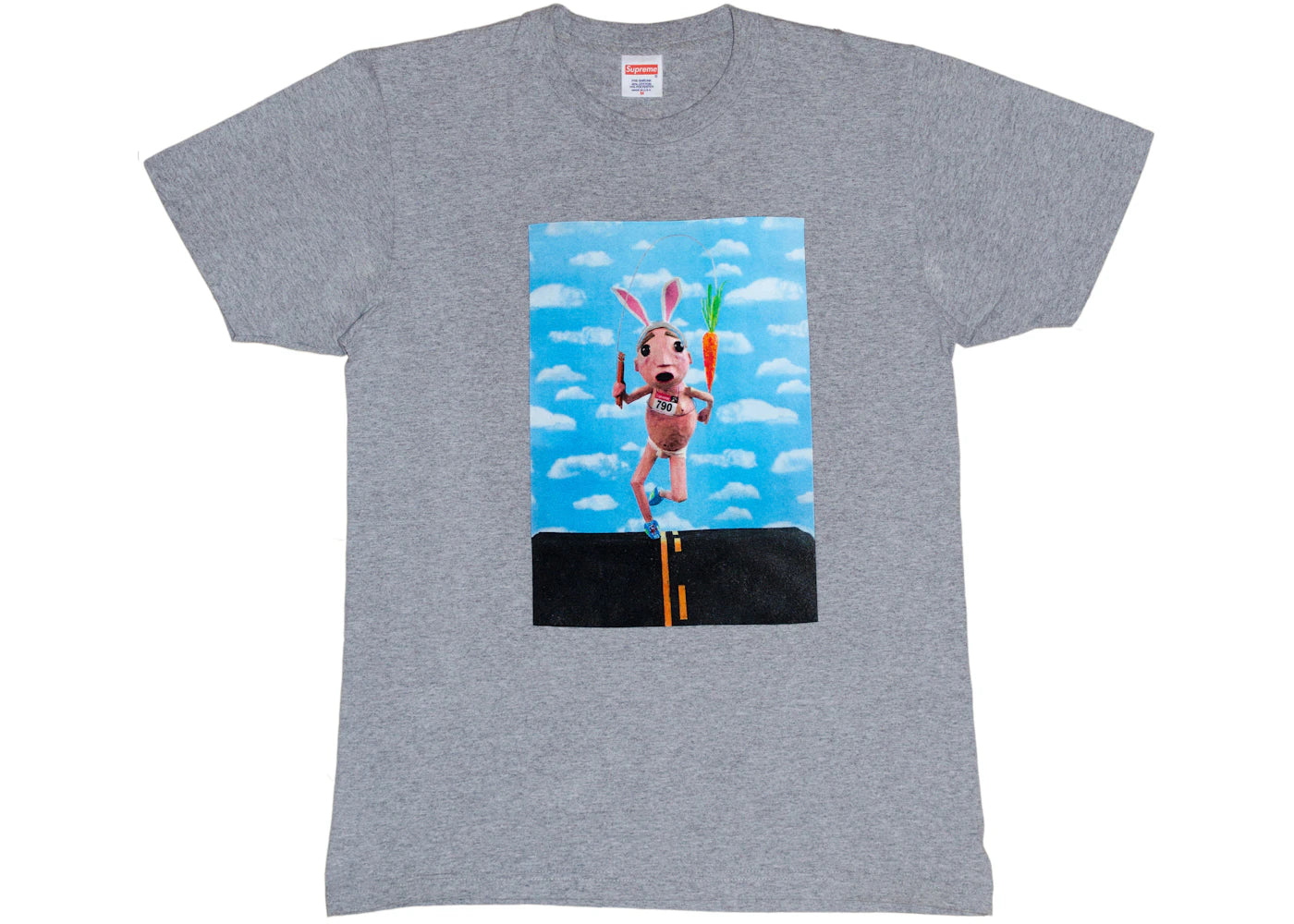 Supreme Mike Hill Runner Tee Heather Grey