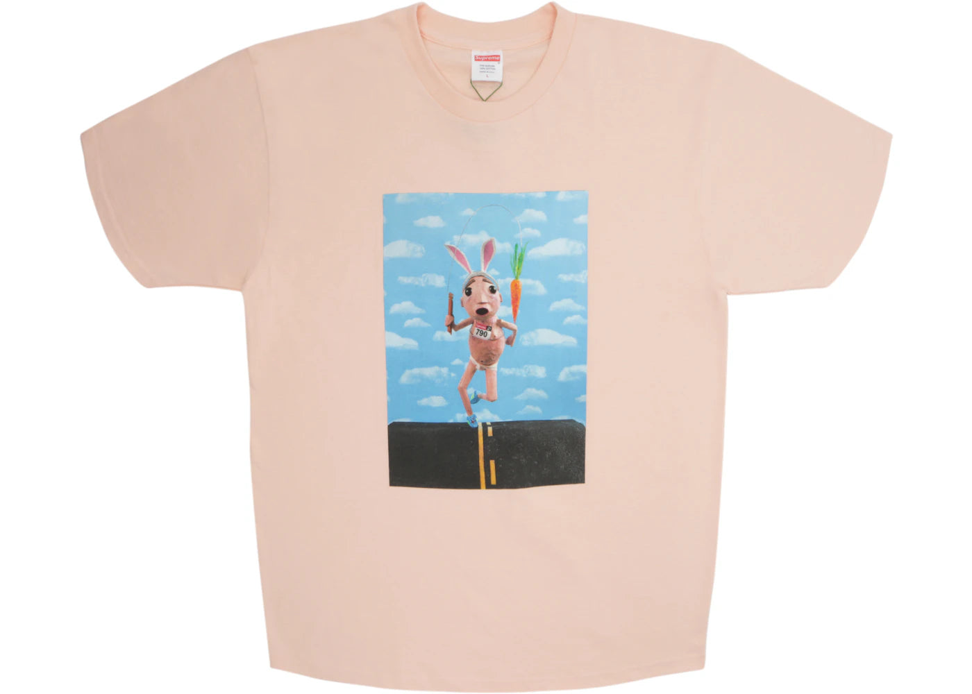 Supreme Mike Hill Runner Tee Peach