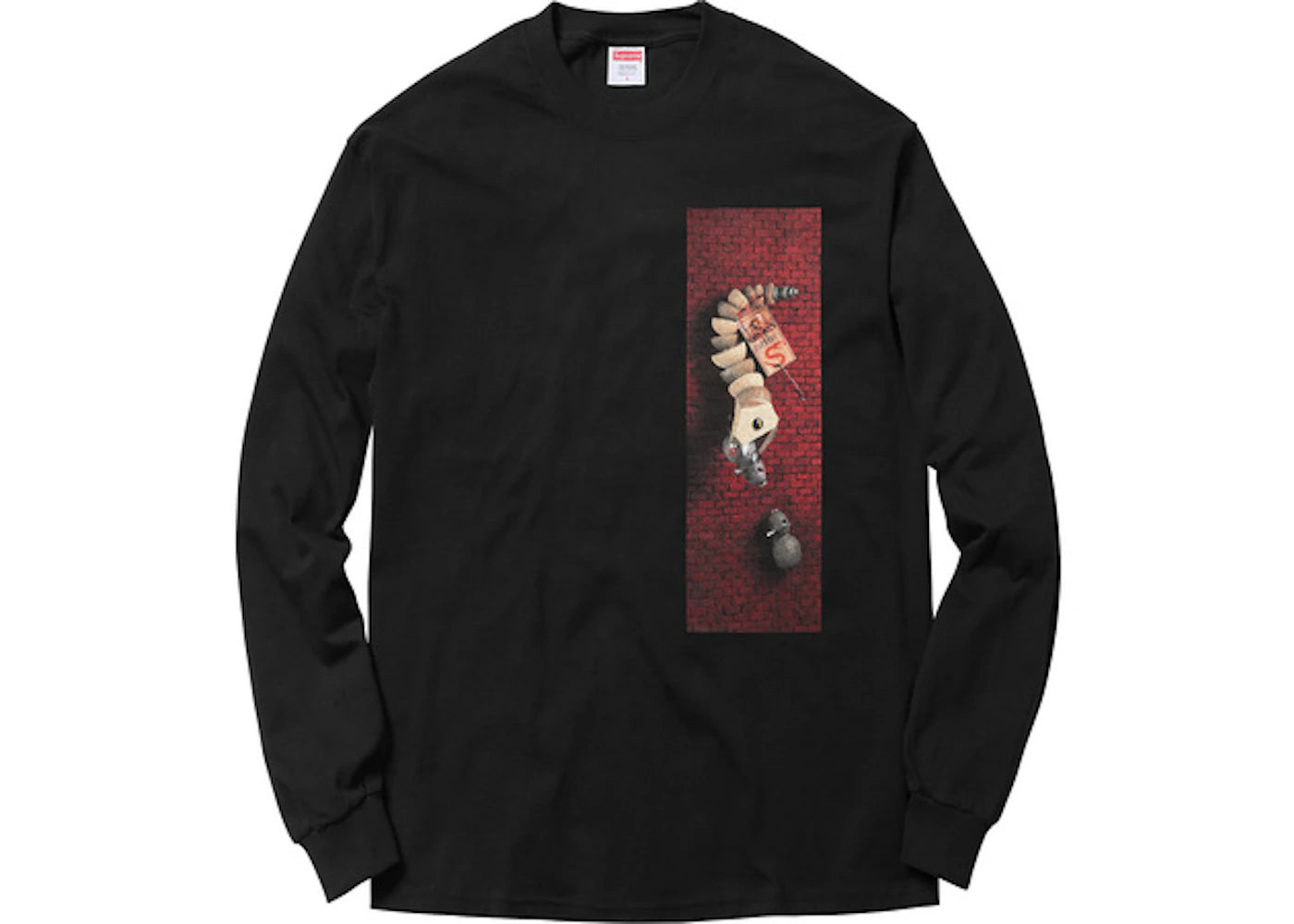 Supreme Mike Hill Snake Trap Long Sleeve Tee Black