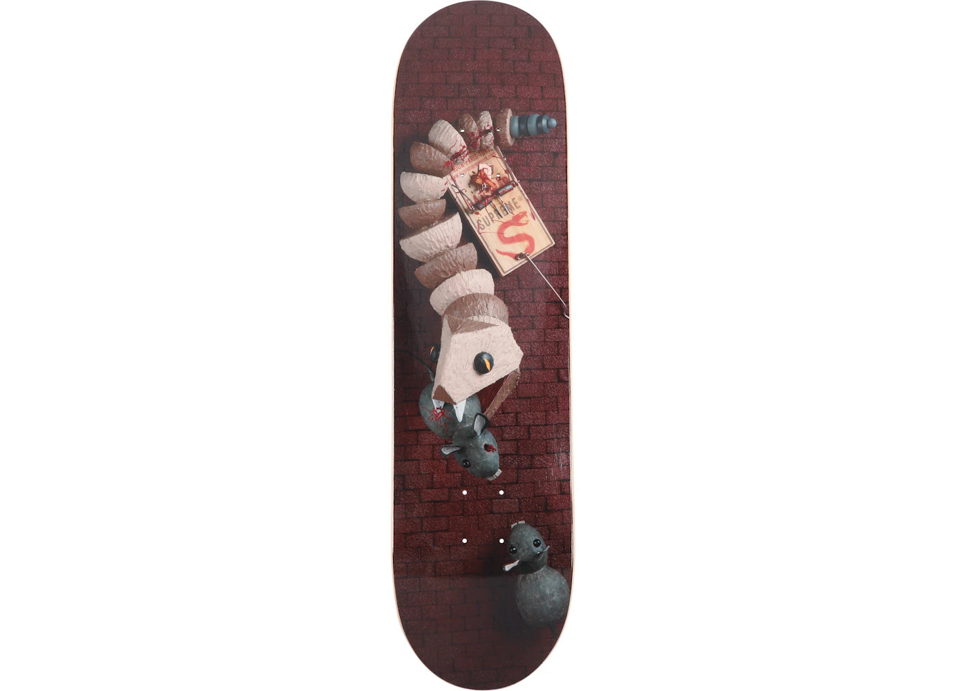 Supreme Mike Hill Snake Trap Skateboard Deck Multi