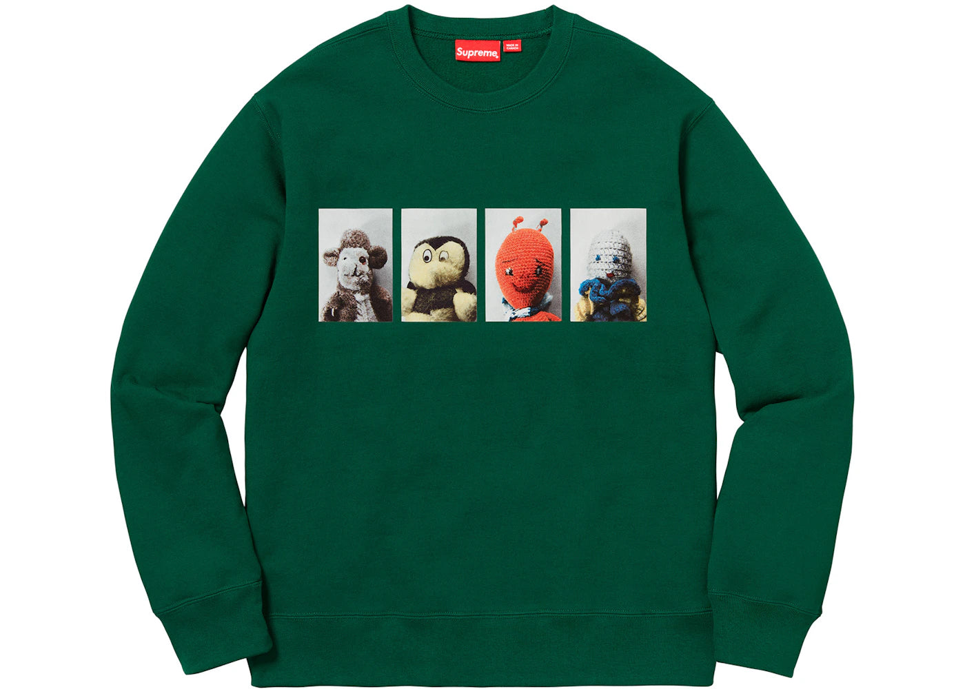 Supreme Mike Kelley AhhYouth! Crewneck Sweatshirt Dark Green