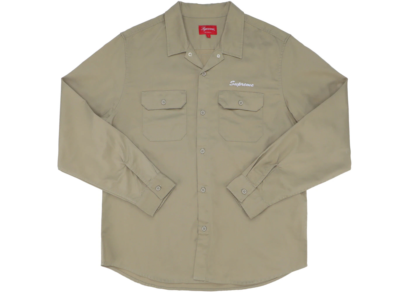 Supreme Mike Kelley AhhYouth! Work Shirt Khaki