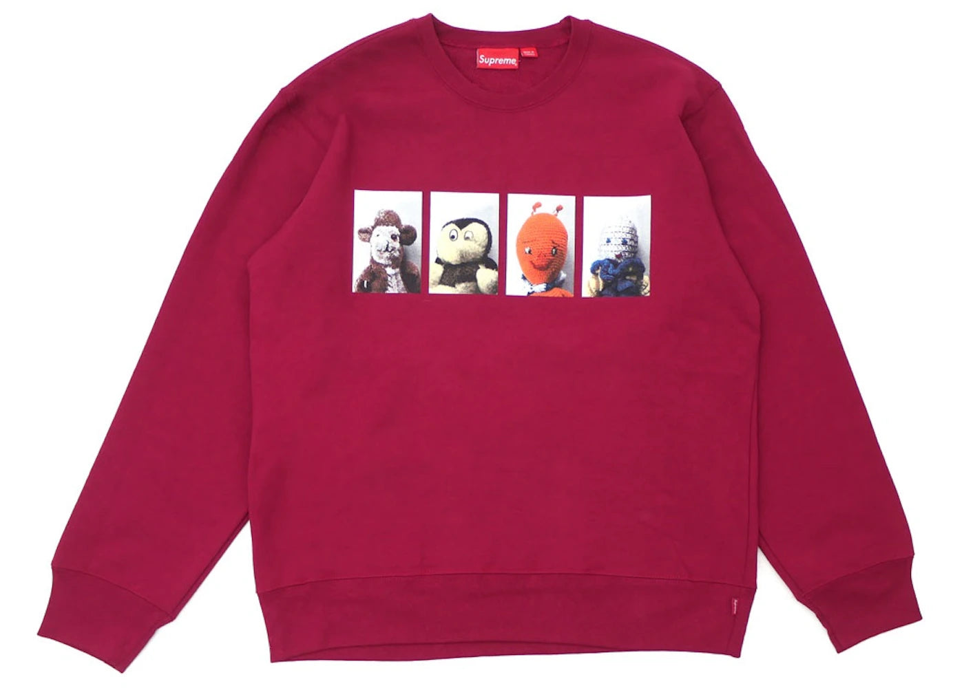 Supreme Mike Kelley AhhYouth! Crewneck Sweatshirt Dark Magenta