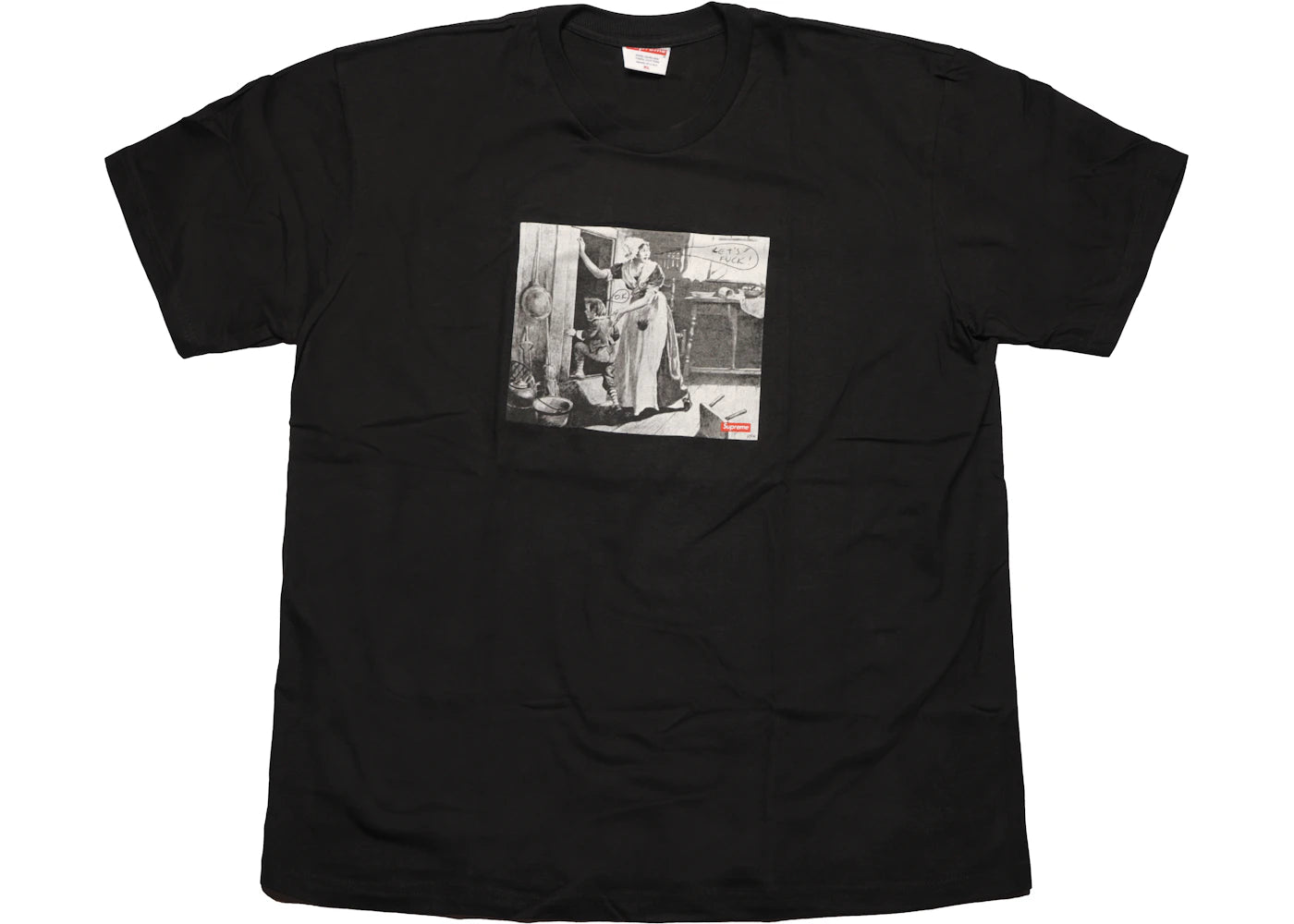 Supreme Mike Kelley Hiding From Indians Tee Black