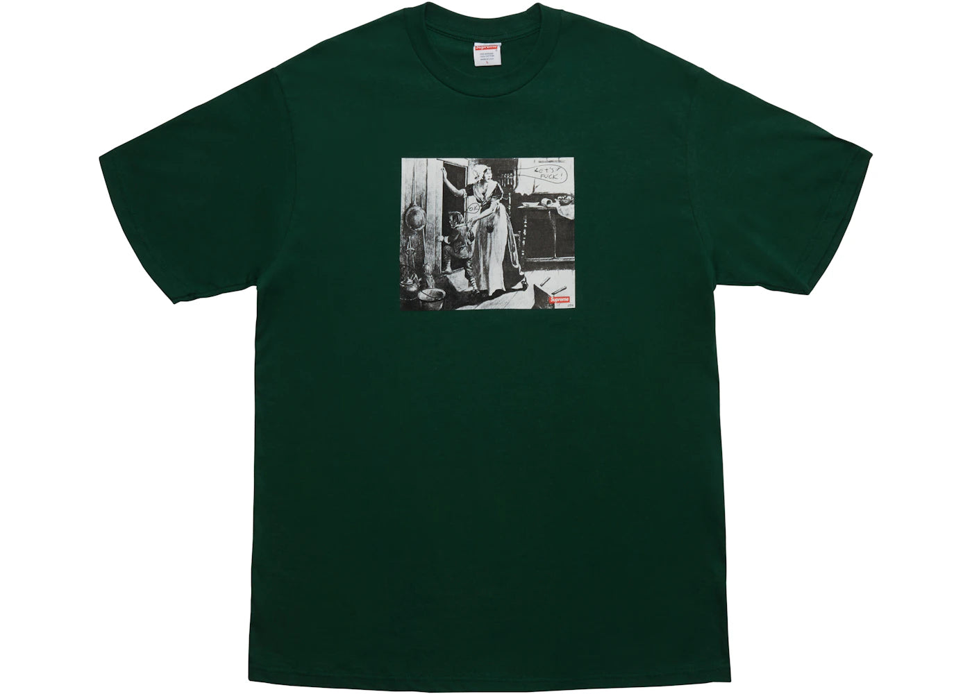 Supreme Mike Kelley Hiding From Indians Tee Dark Green