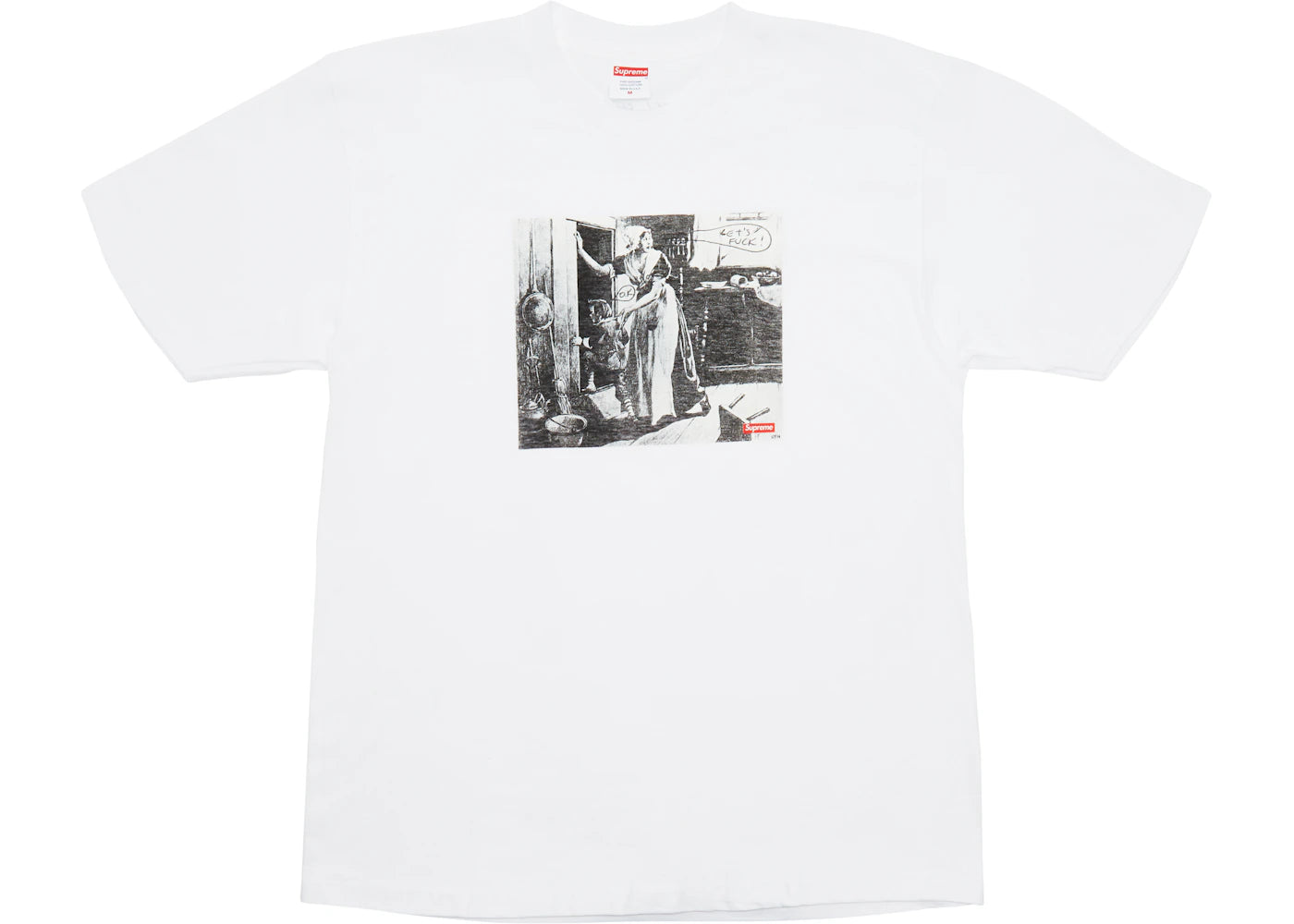 Supreme Mike Kelley Hiding From Indians Tee White