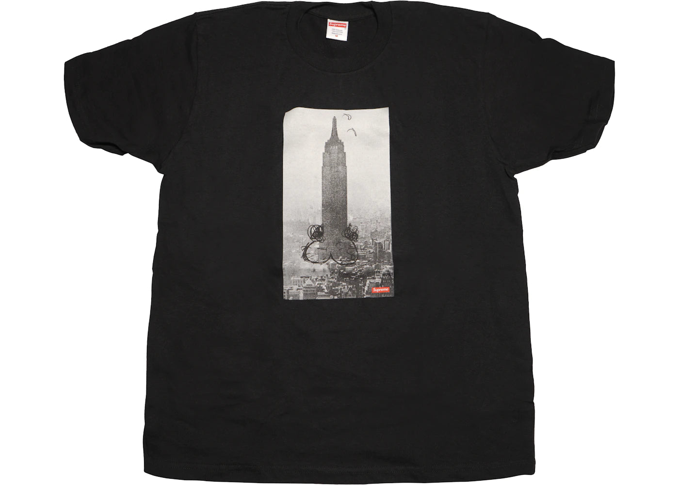 Supreme Mike Kelley The Empire State Building Tee Black