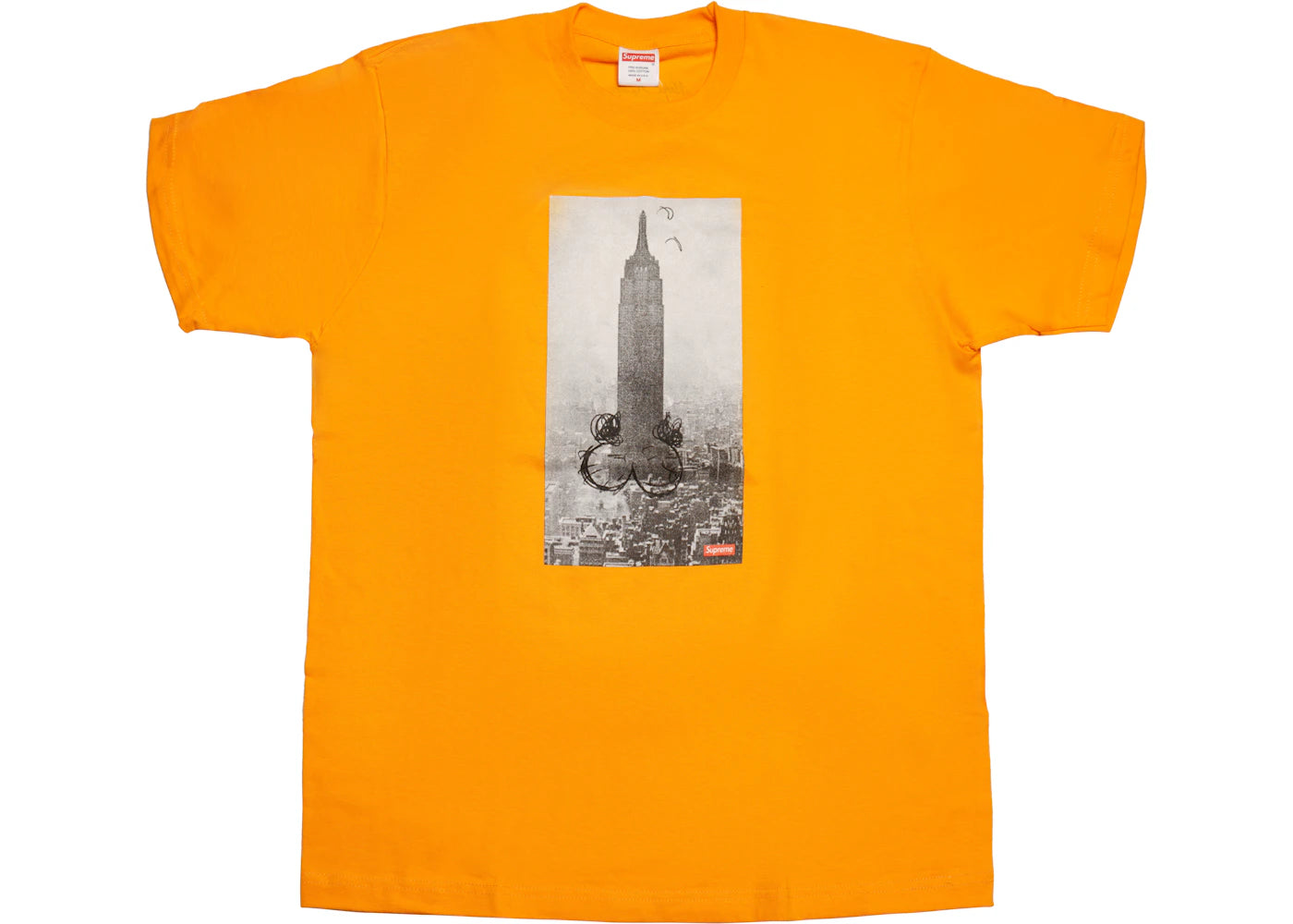 Supreme Mike Kelley The Empire State Building Tee Bright Orange