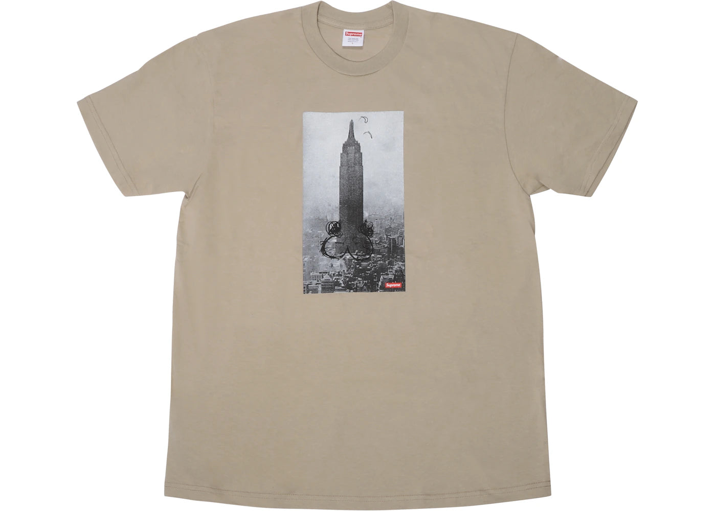 Supreme Mike Kelley The Empire State Building Tee Clay