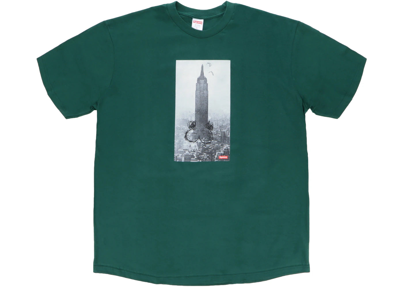 Supreme Mike Kelley The Empire State Building Tee Dark Green