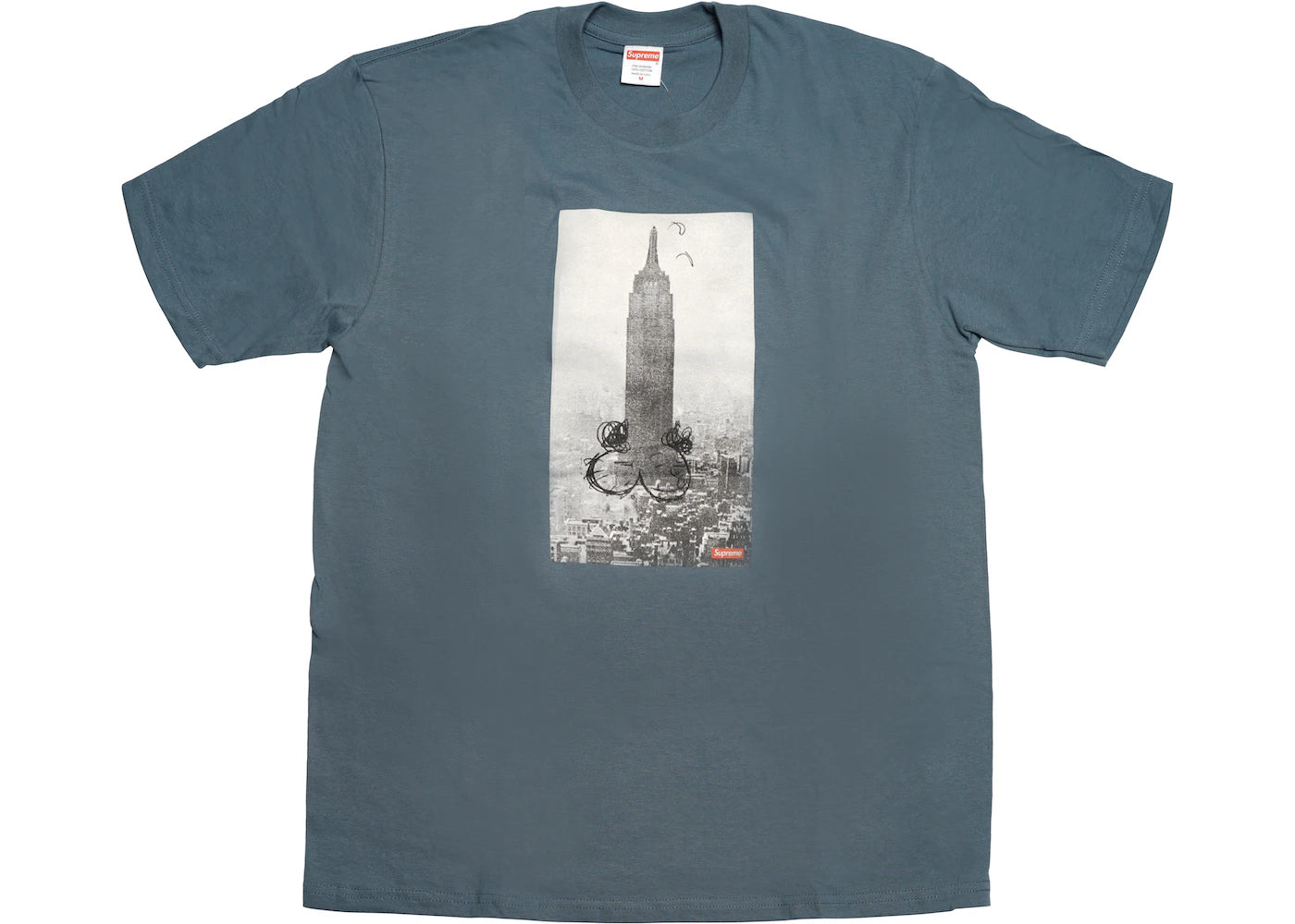 Supreme Mike Kelley The Empire State Building Tee Slate
