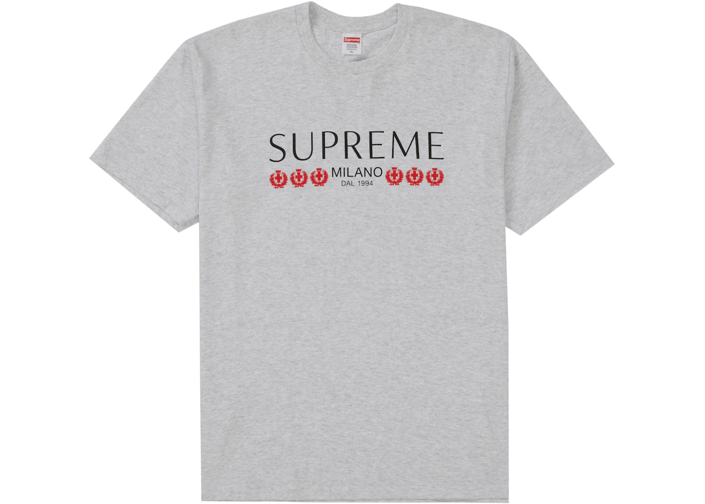 Supreme Milano Tee Ash Grey