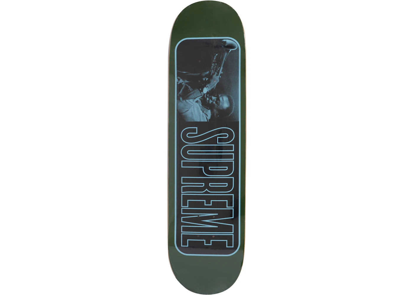 Supreme Miles Davis Skateboard Deck Green