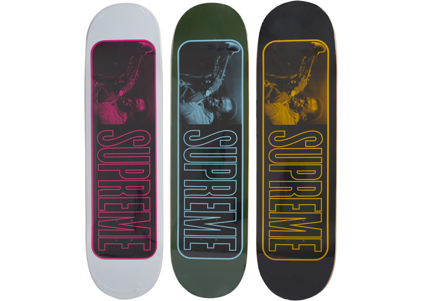 Supreme Miles Davis Skateboard Deck Set