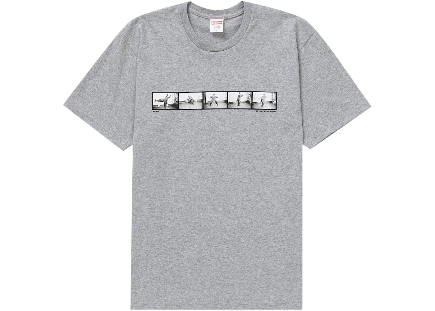 Supreme Milford Graves Tee Heather Grey