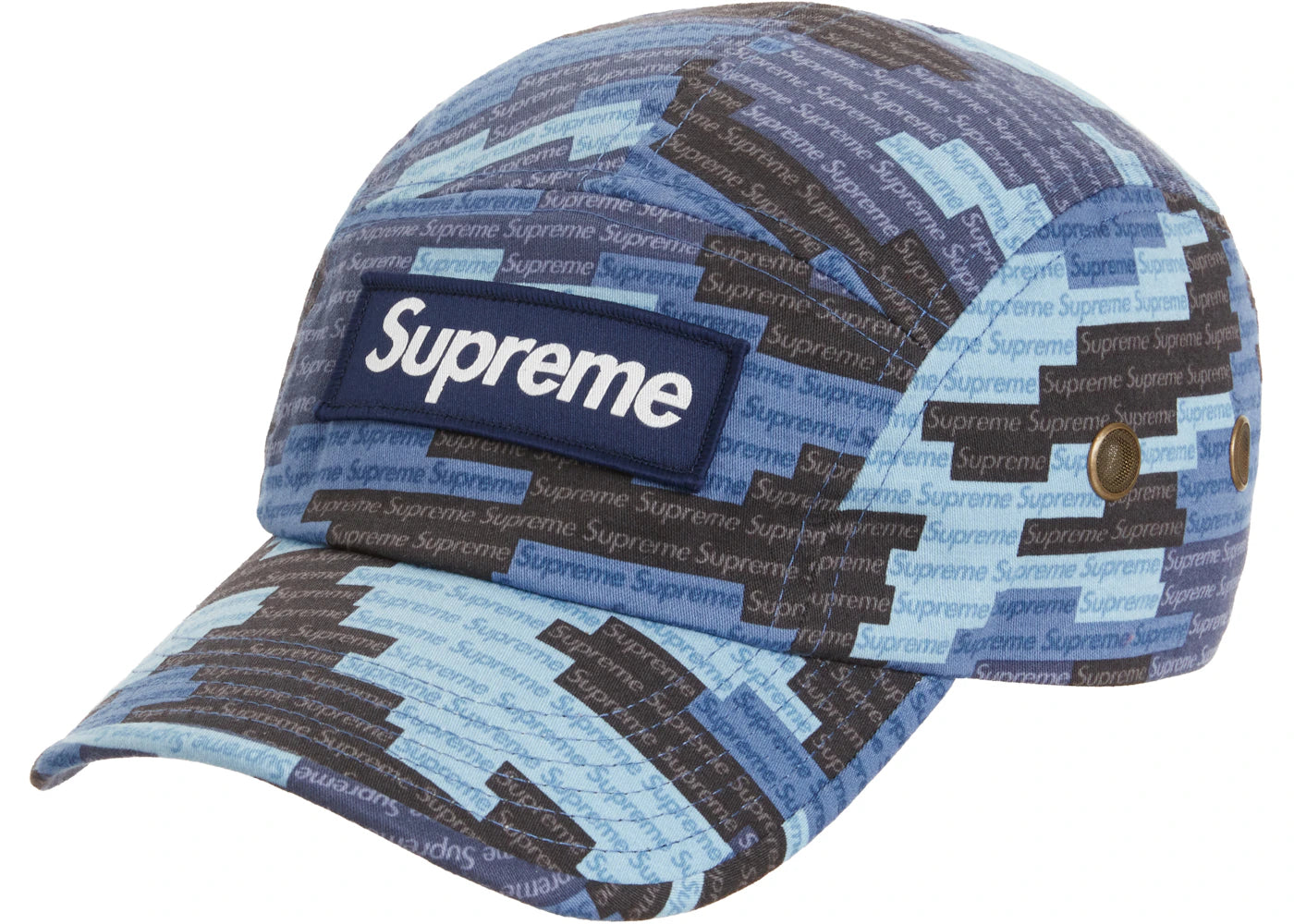 Supreme Military Camp Cap Blue Camo