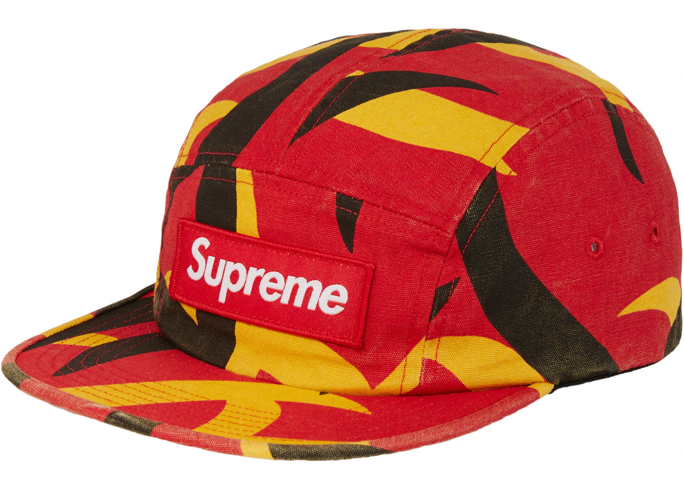 Supreme Military Camp Cap (FW19) Red Tribal Camo