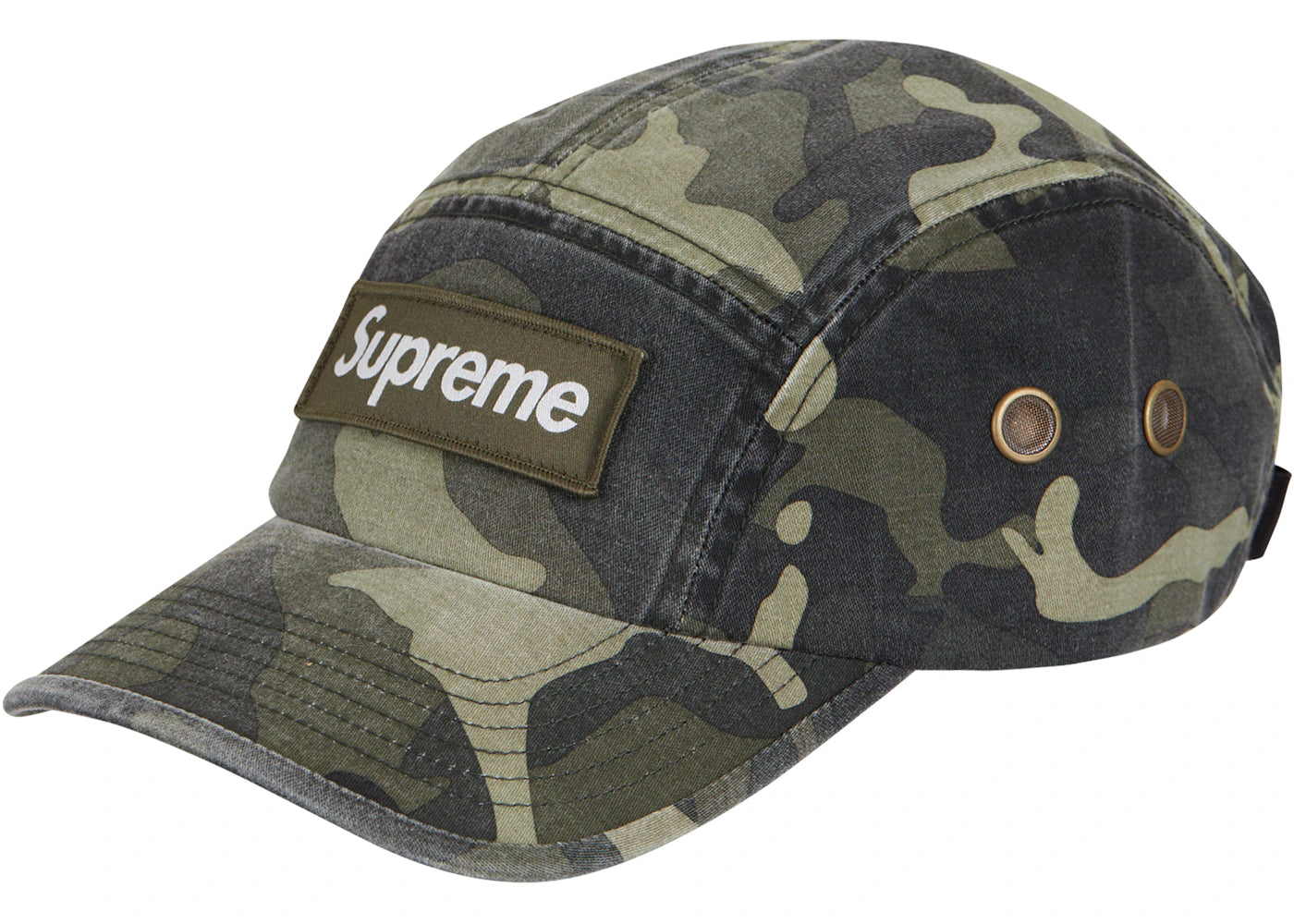 Supreme Military Camp Cap (SS23) Olive Camo