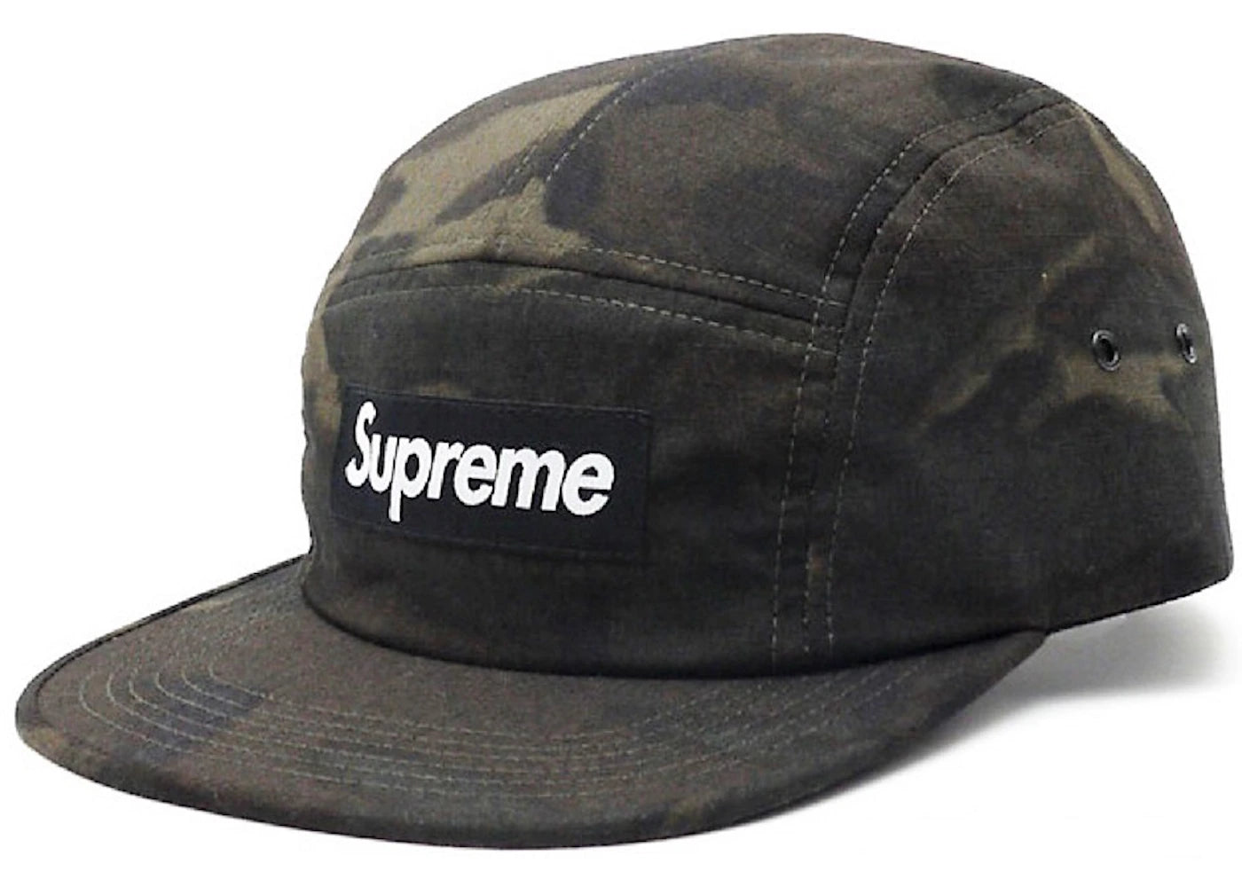 Supreme Military Painted Camp Cap Black Camo