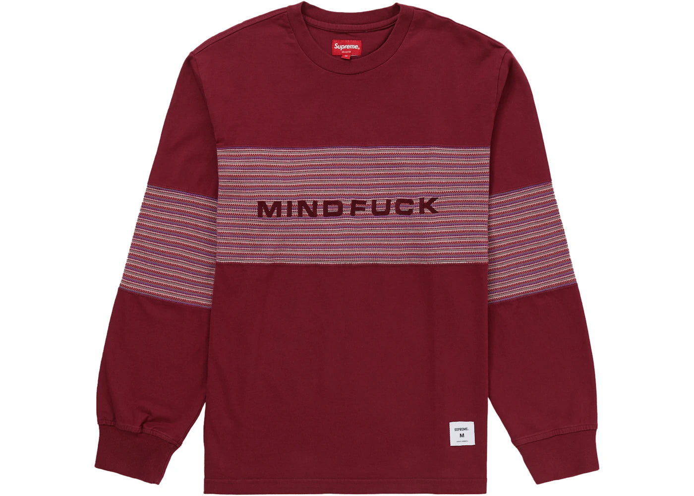 Supreme Mindfuck L/S Tee Maroon