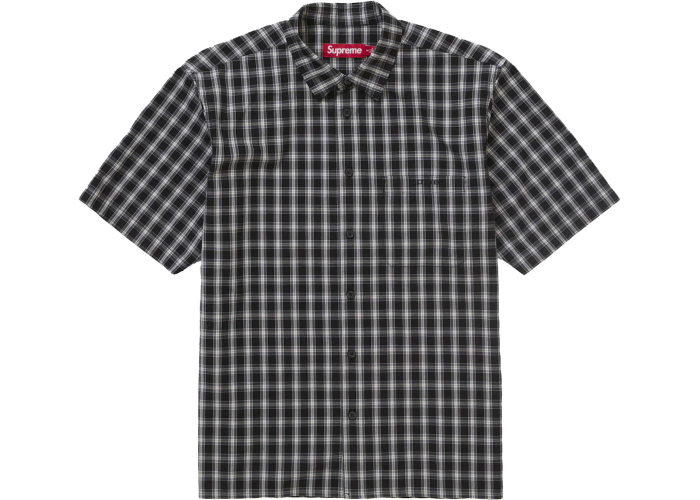 Supreme Mini Plaid S/S Shirt Black