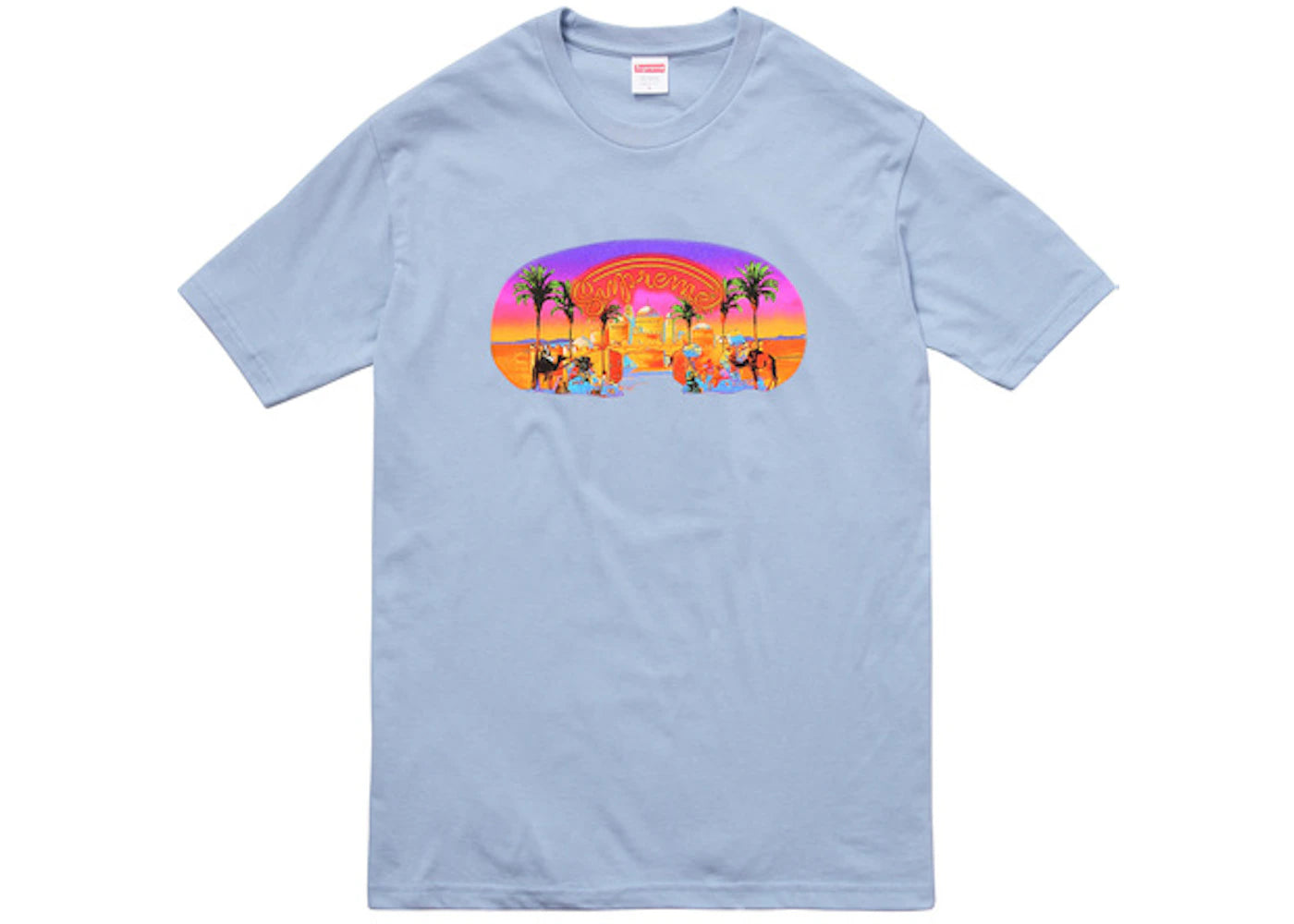 Supreme Mirage Tee Light Blue