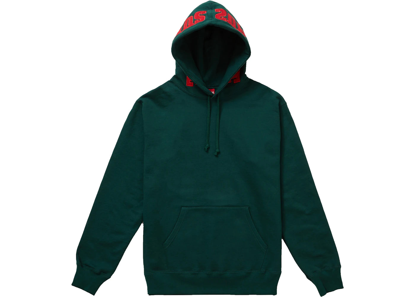 Supreme Mirrored Logo Hooded Sweatshirt (FW19) Dark Green